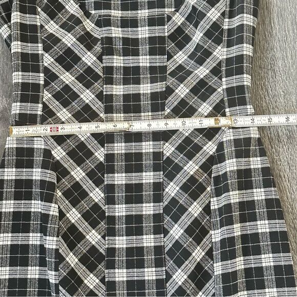 DOLCE & GABBANA classic black and white wool checkered plaid sleeveless pencil - Picture 10 of 10